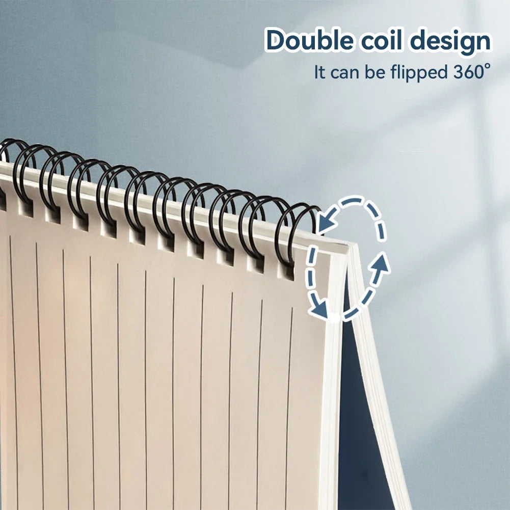 A5/B5 Vintage Spiral Notebook – 40/80 Sheet Journal & Diary