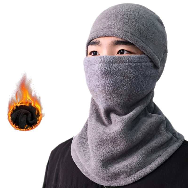 Winter Fleece Balaclava Full Face Mask – Windproof Ski Ride
