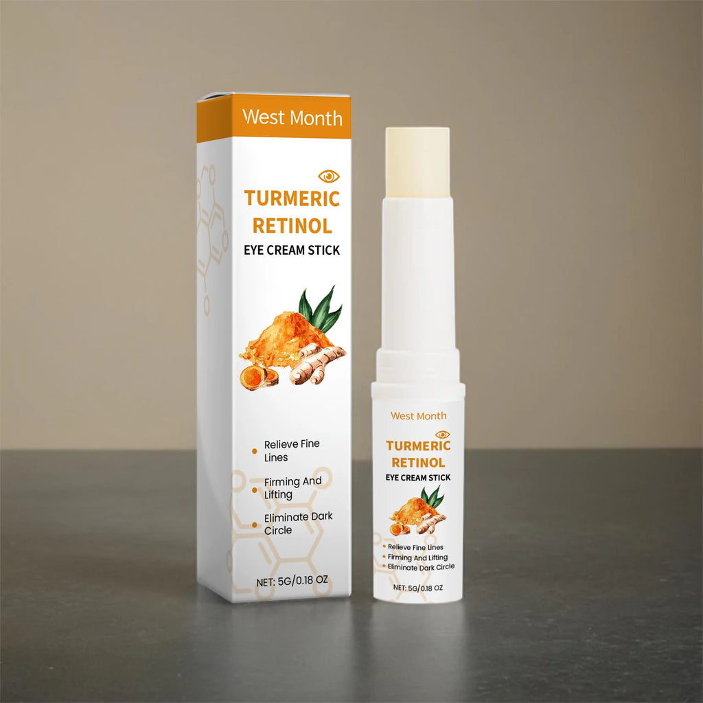Turmeric Retinol Eye Cream Stick – Dark Circles & Fine Lines Eye Cream Stick Oasis Select 5g boxed
