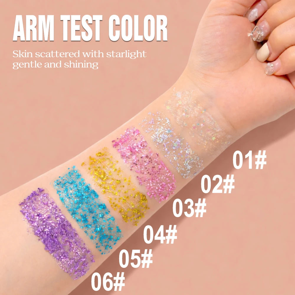 Glitter Gel Stick – Star Chunky Body & Face Shimmer, Waterproof