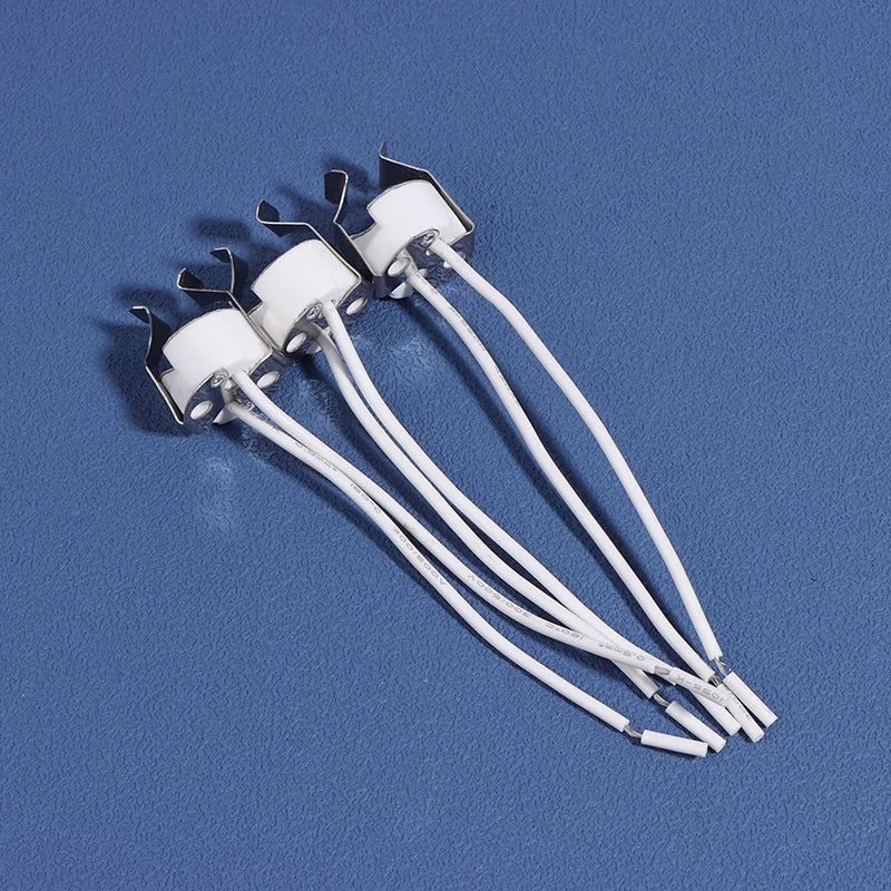 3PCS MR16 GU5.3 G5.3 Lamp Holder Bulb Base with Wire Ceramic Halogen Socket Pottery Connector 250V Led Light New Oasis Select