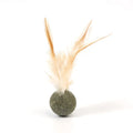 New Popular Chicken Feather Rubber Elastic Ball Feather Throwing Cat Toy for Self-entertainment and Boredom Pet Toy Oasis Select Mint ball