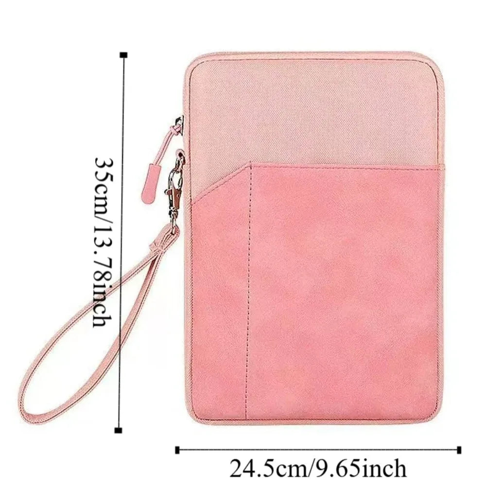 Anti Scratch Tablet Sleeve Bag Lightweight Protective Cover Portable Tablet Bags Soft Material Dual Zipper Tablet Pouch Travel Oasis Select