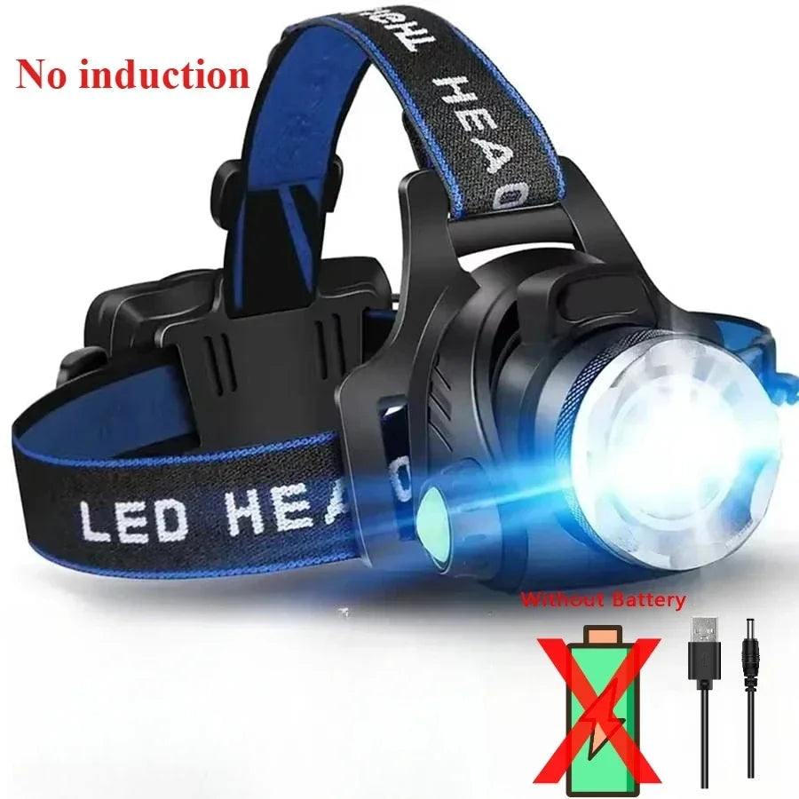 1000LM Zoomable LED Headlamp | Waterproof, 3 Modes, 18650
