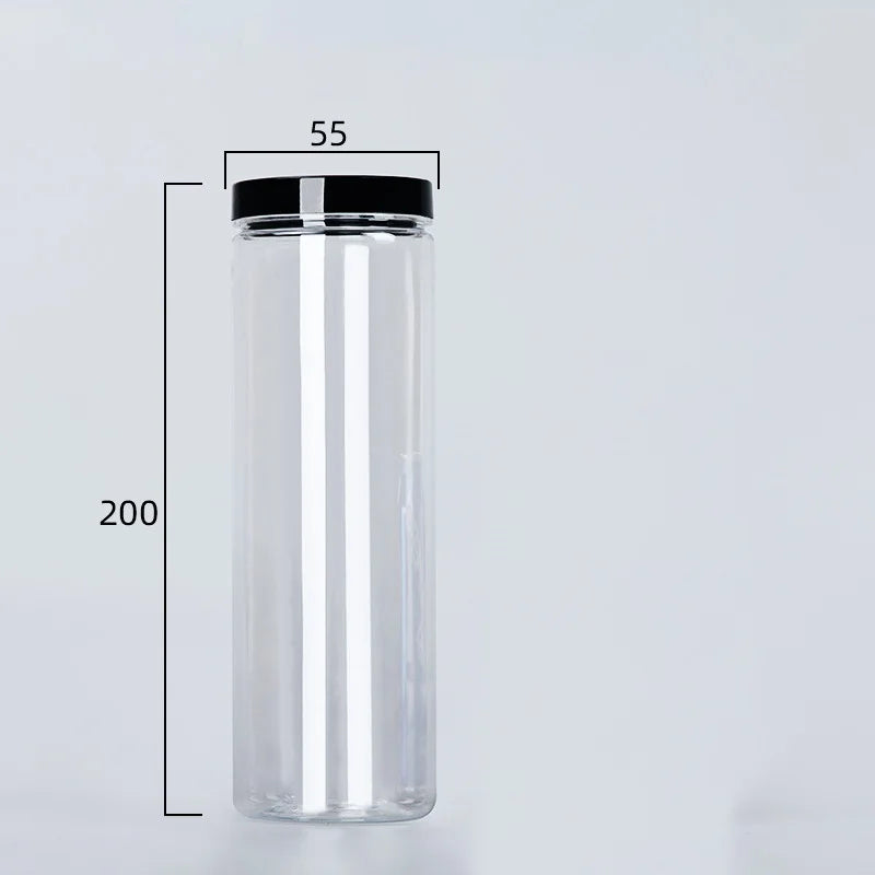 Clear Sealed Can With Lid Food Smell Odor Proof Storage Packaging Bottle Coffee Beans Seasoning Container Kitchen Accessories Oasis Select black-428ml China