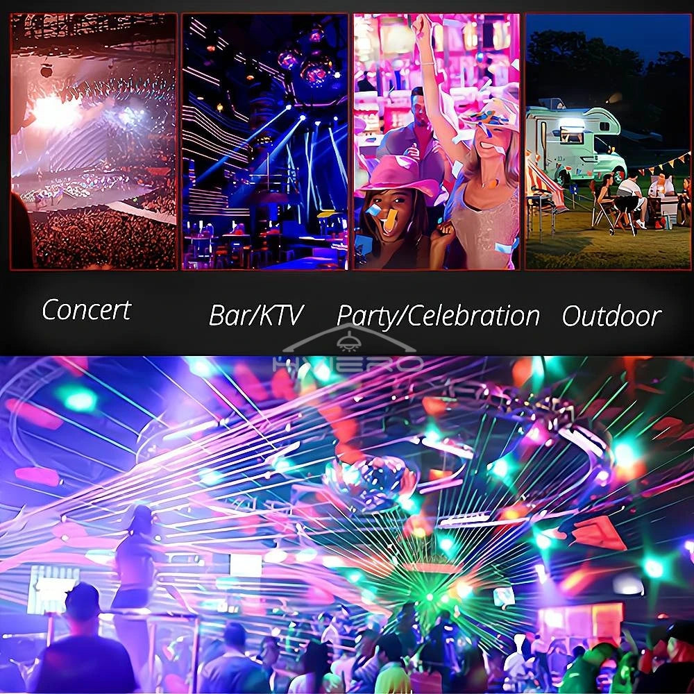 Mini USB RGB Disco Crystal Ball Light | DJ Party Stage Lamp