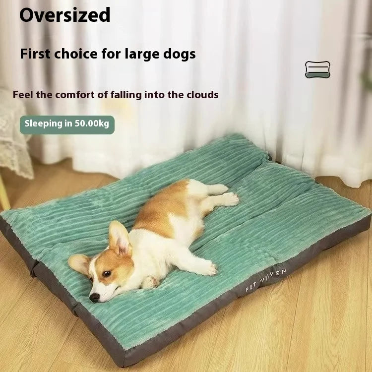 Oversized Dog Mat Sleeping Pad for Warmth in Winter, Detachable and Washable for Large Dog Beds Oasis Select