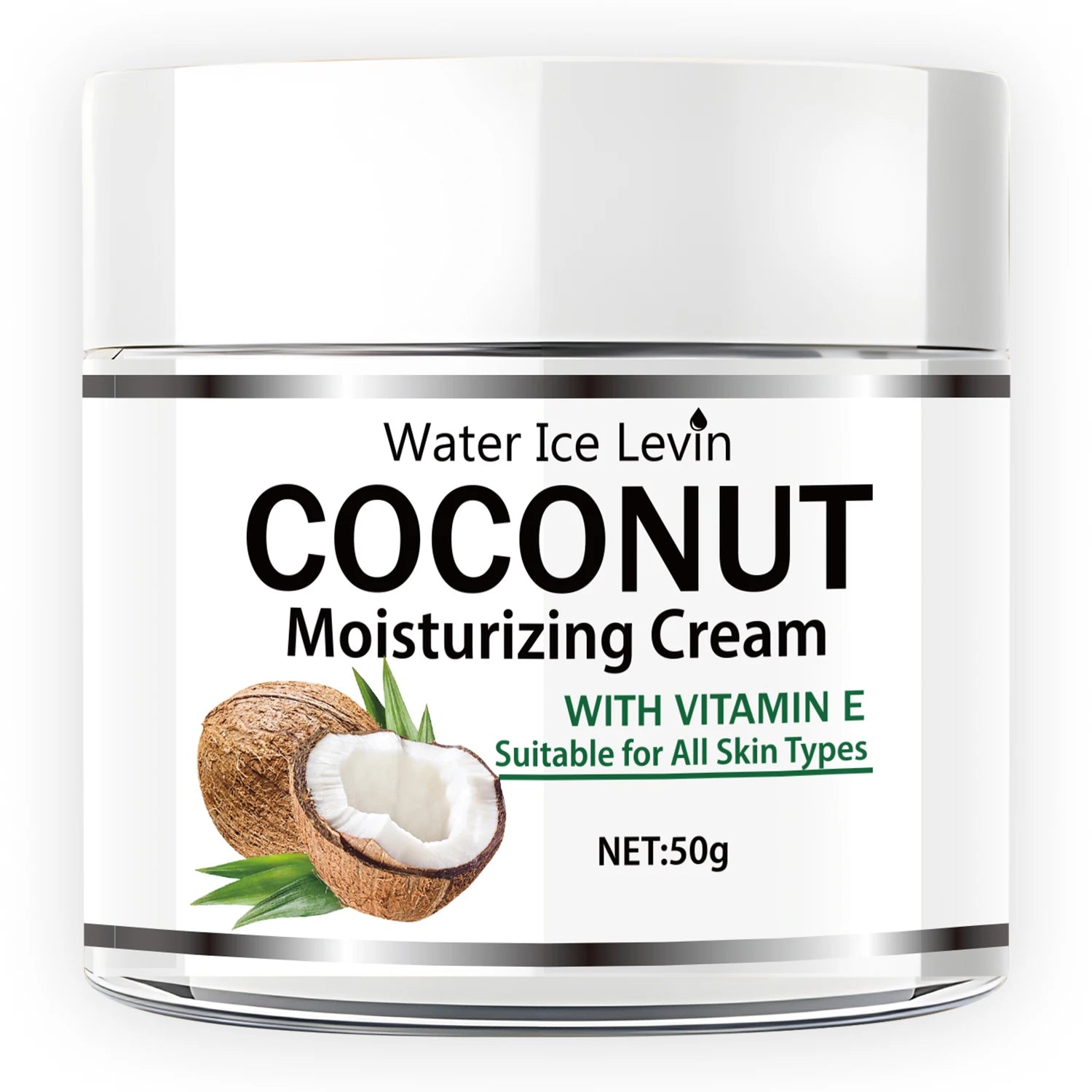 Coconut Oil Face Cream – Collagen, Retinol & Hyaluronic Acid 50g Face Moisturizing Cream Oasis Select One Bottle 50g