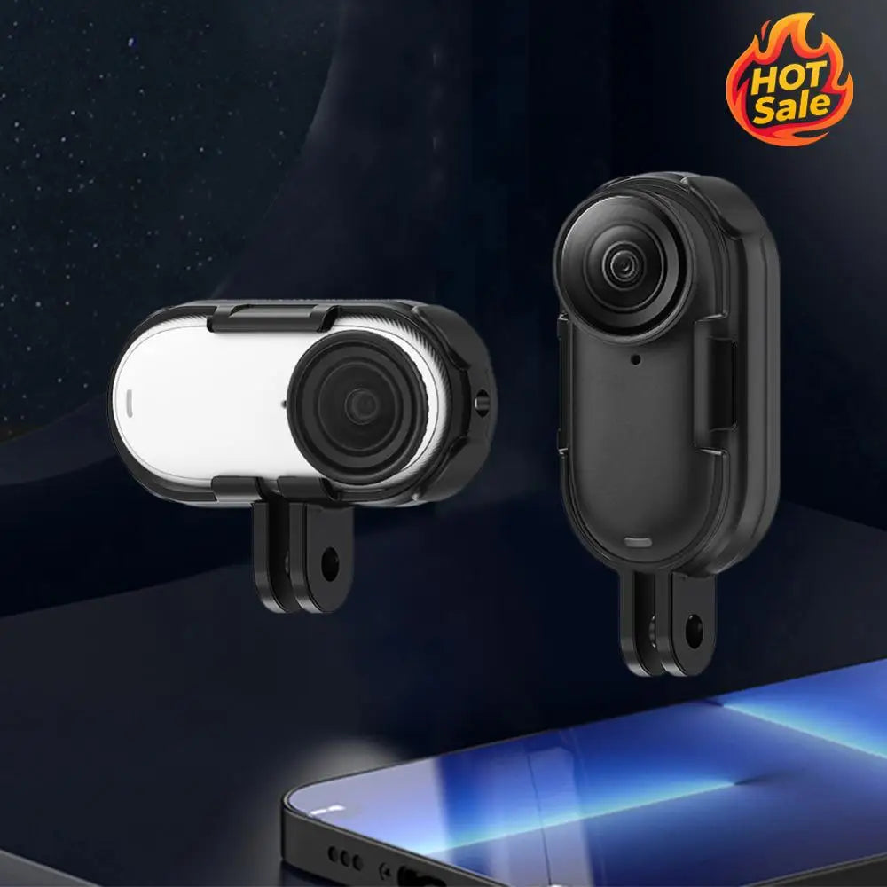 For Insta360 GO 3/GO 3S Vertical & Horizontal Action Mount Set Adapter Mount Long Screw Frame Shell Extend Case Protective Case Oasis Select