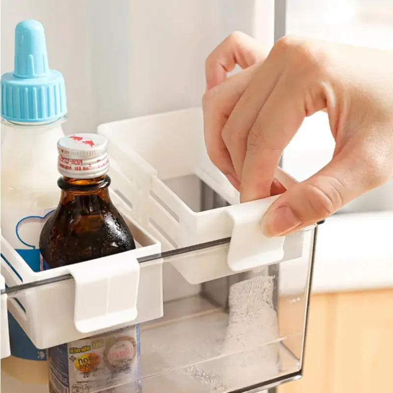 Refrigerator Door Partition Buckle | Kitchen Storage Organizer