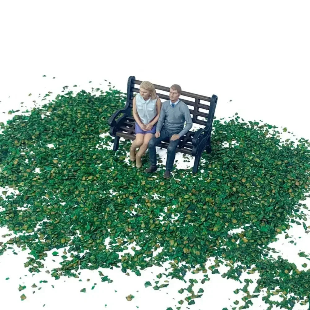 Leaves Static Model DIY Miniature Leaf 35ml Micro Landscape for Bonsai Fairy Garden Decor Sand Table Grass Tufts Accessories Oasis Select