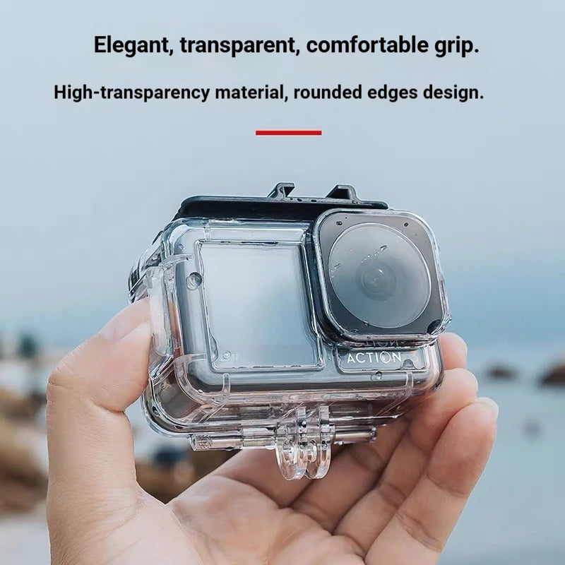 DJI OSMO Action 5 Pro/4/3 Waterproof Housing Case 40M + Filters