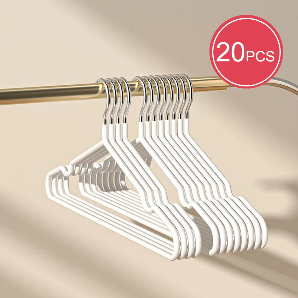 Non-Slip Stainless Steel Clothes Hangers | Space-Saving