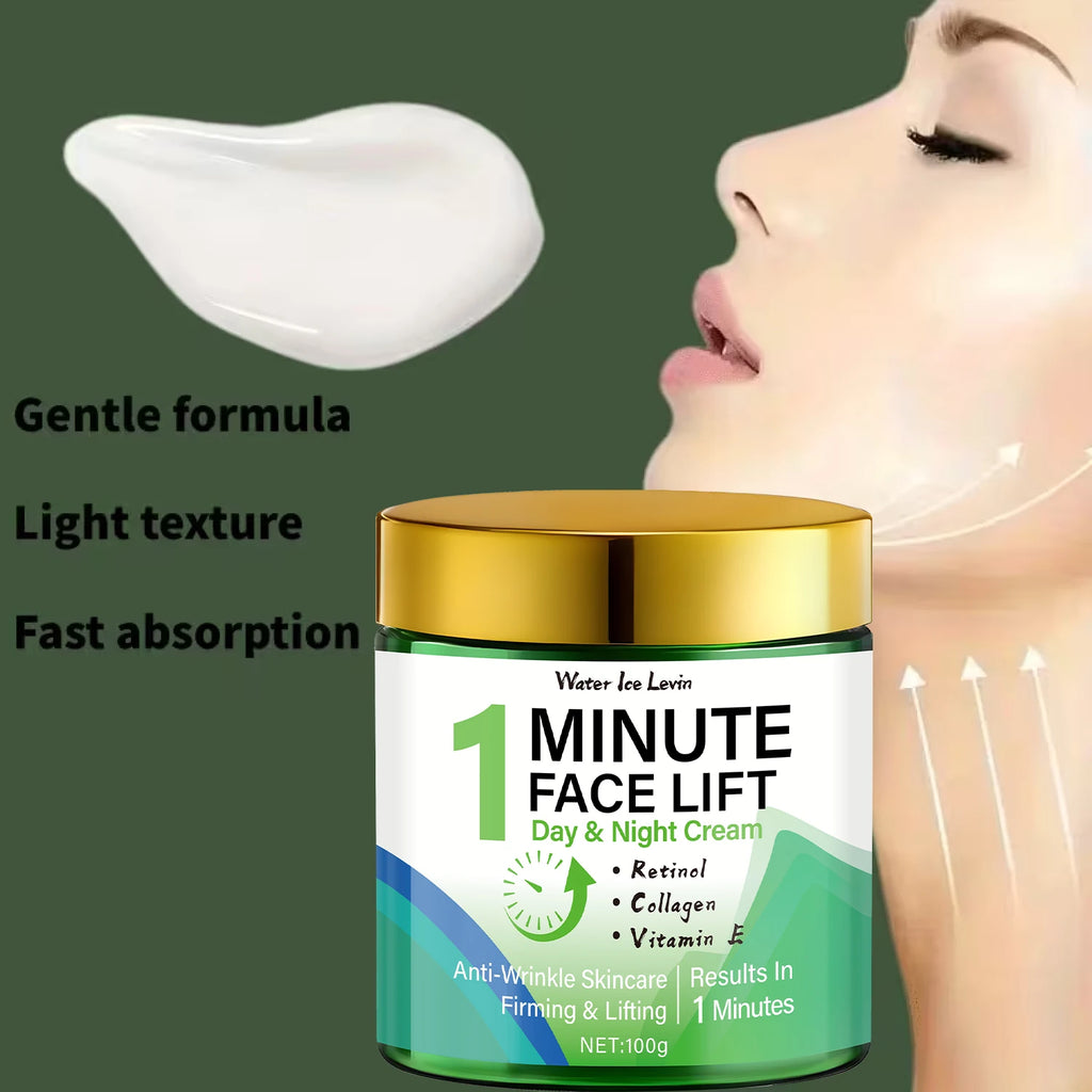 Minute Face Lift Day & Night Cream with Retinol & Collagen for Instant Firming & Deep Moisture. Oasis Select