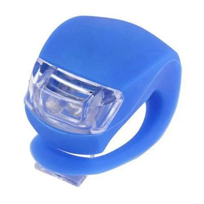 Silicone Bike Light Bicycle Light Front Lamp Bike Lantern Waterproof Bicycle LED Flashlight Lantern Tail Light For Dropshipping Oasis Select Blue