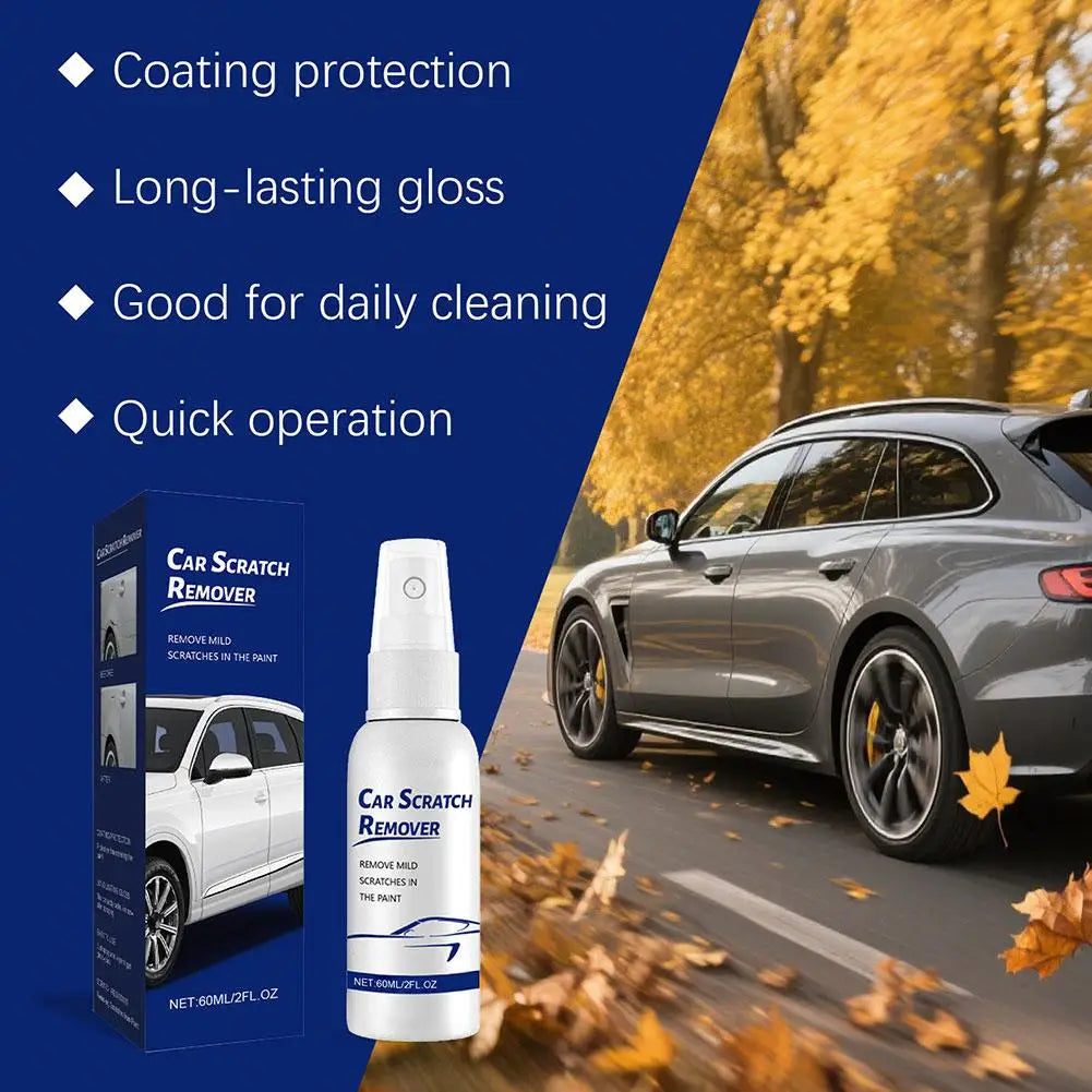 Car Paint Scratch Repair Spray - 60ml High Protection Polish & Scratch Remover for Automotive Vehicles, Trucks, Motorcycles Oasis Select