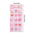 1sheet 3D Creative Space Capsule Cartoon Round Relief Stickers Scrapbooking Diy Journal DIY Cute Stationery Sticker Decor Oasis Select candy random