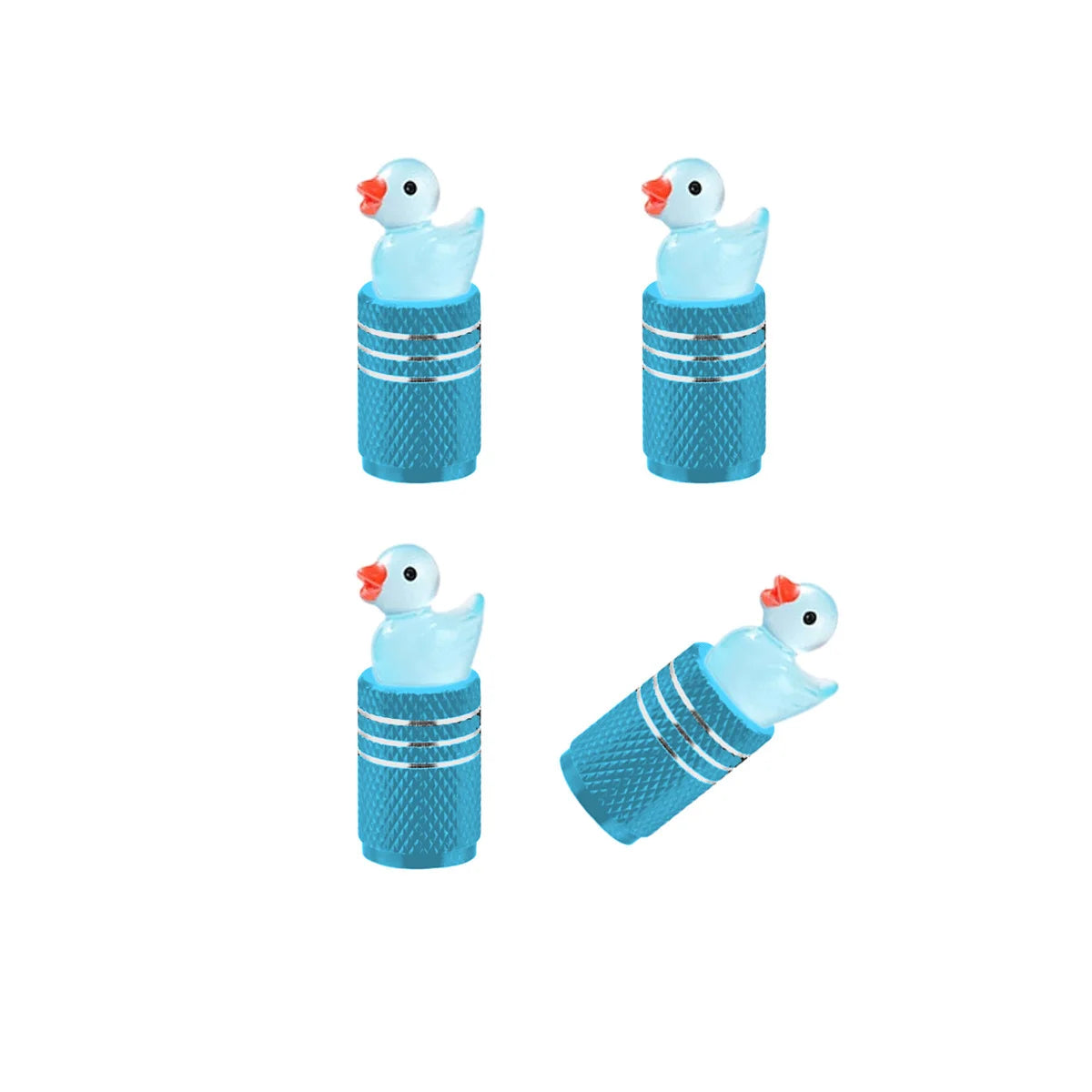 Car Tire Valve Stem Cap, Sedan Dust Cap, Glow-in-the-Dark 3D Automotive Valve Stem Cap Oasis Select 4pcs 13