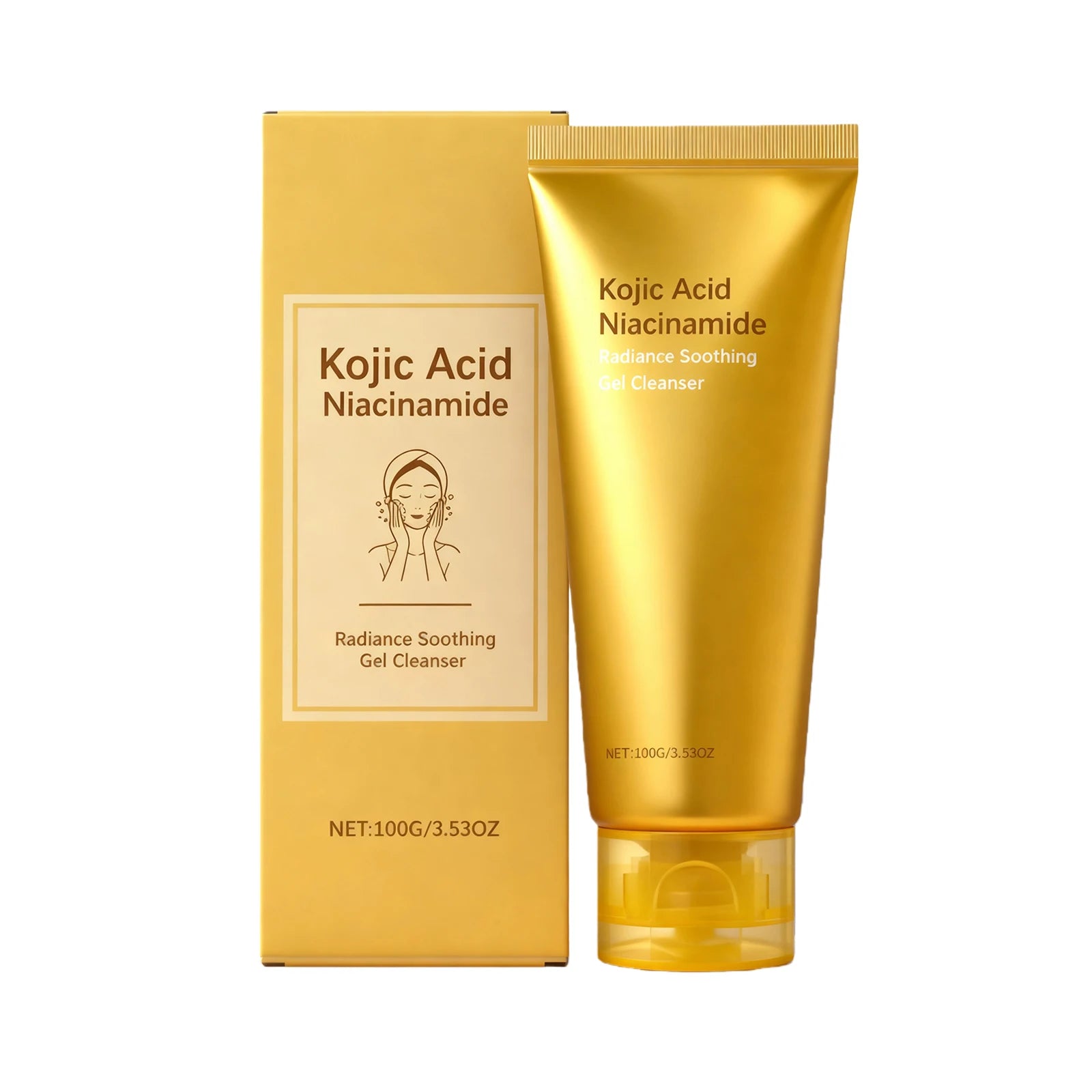 Allantoin Exfoliating Facial Cleanser Clean Facial Dirt Oil Control Unclog Pores Brighten Skin Refreshing Cleansing Facial Gel Oasis Select 100g