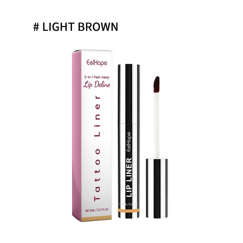 Lip Liner Peel Off Lipgloss Moisturising Waterproof Long Lasting Brown Contour Lips Tint Makeup Stain Natural Lipsticks Cosmetic Oasis Select 5ml Boxed