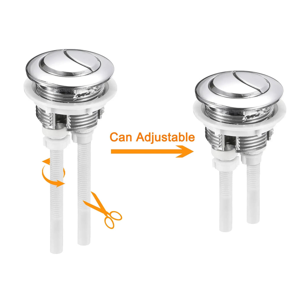 48MM Double Toilet Flush Water Tank Toilet Push Button Parts Accessories Tool Valve Lid Bathroom Toilet Button Accessory WC DIY Oasis Select