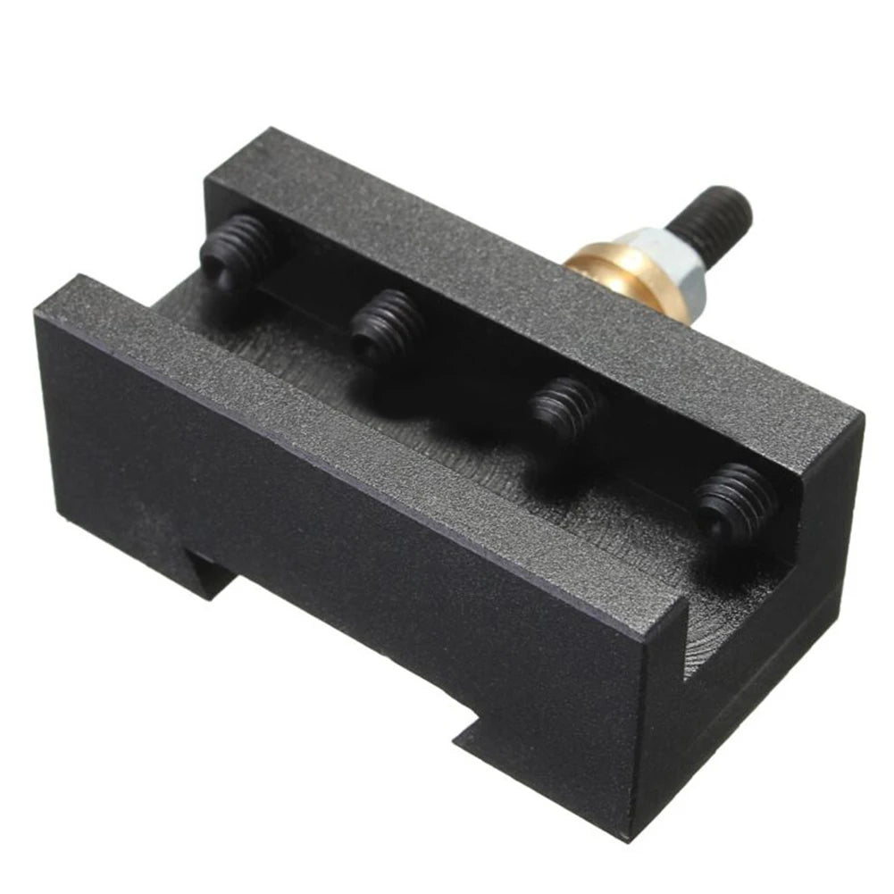 Mini Lathe 1/4"-1/2" Turning Tool Holder Kit For CCMT TCMT Milling Inserts Quick Change Post Facing Milling Tool Stand Oasis Select