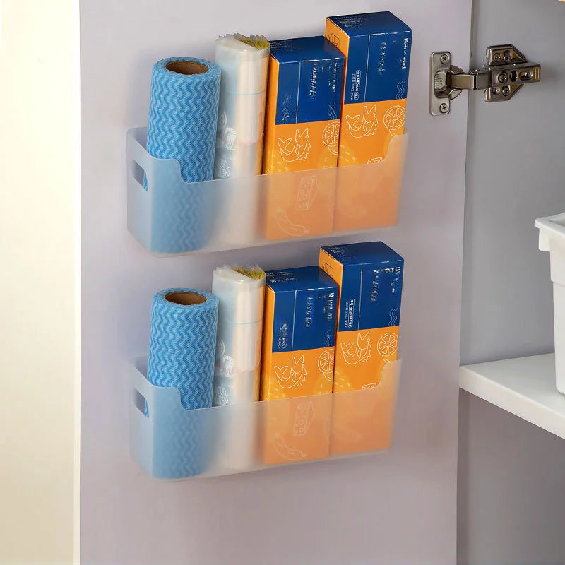 2 Cabinet door storage box, seasoning rack, perforated wall storage box, home underwear and socks storage rack, tableware drying Oasis Select 2pcs large