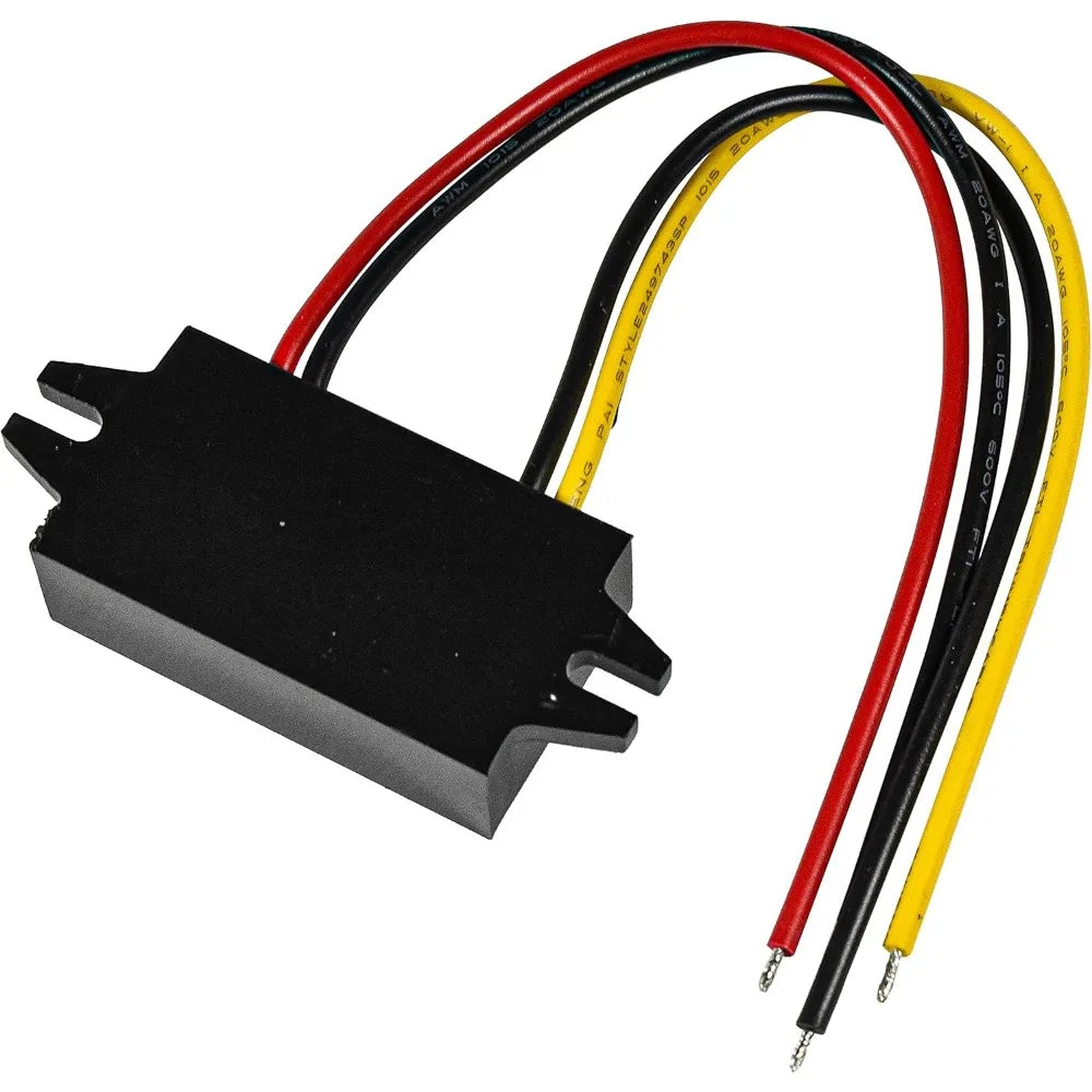 Waterproof Voltage Regulator DC Step Down Converter 12/24V To 5V 3A With Open Wire Power Supply Adapter For Car Radio Dash Cam Oasis Select