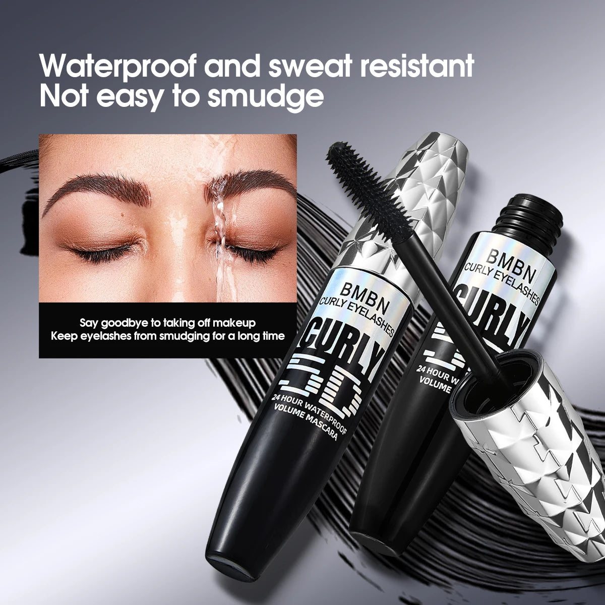 Waterproof Volumizing Mascara – Thick, Sweat-Proof Lashes Volumizing Mascara Oasis Select