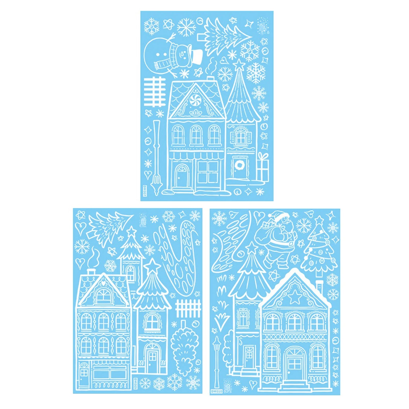 Snowman Christmas Window Clings & Removable Xmas Wall Decals Christmas Window Decals Oasis Select DM7 9 10