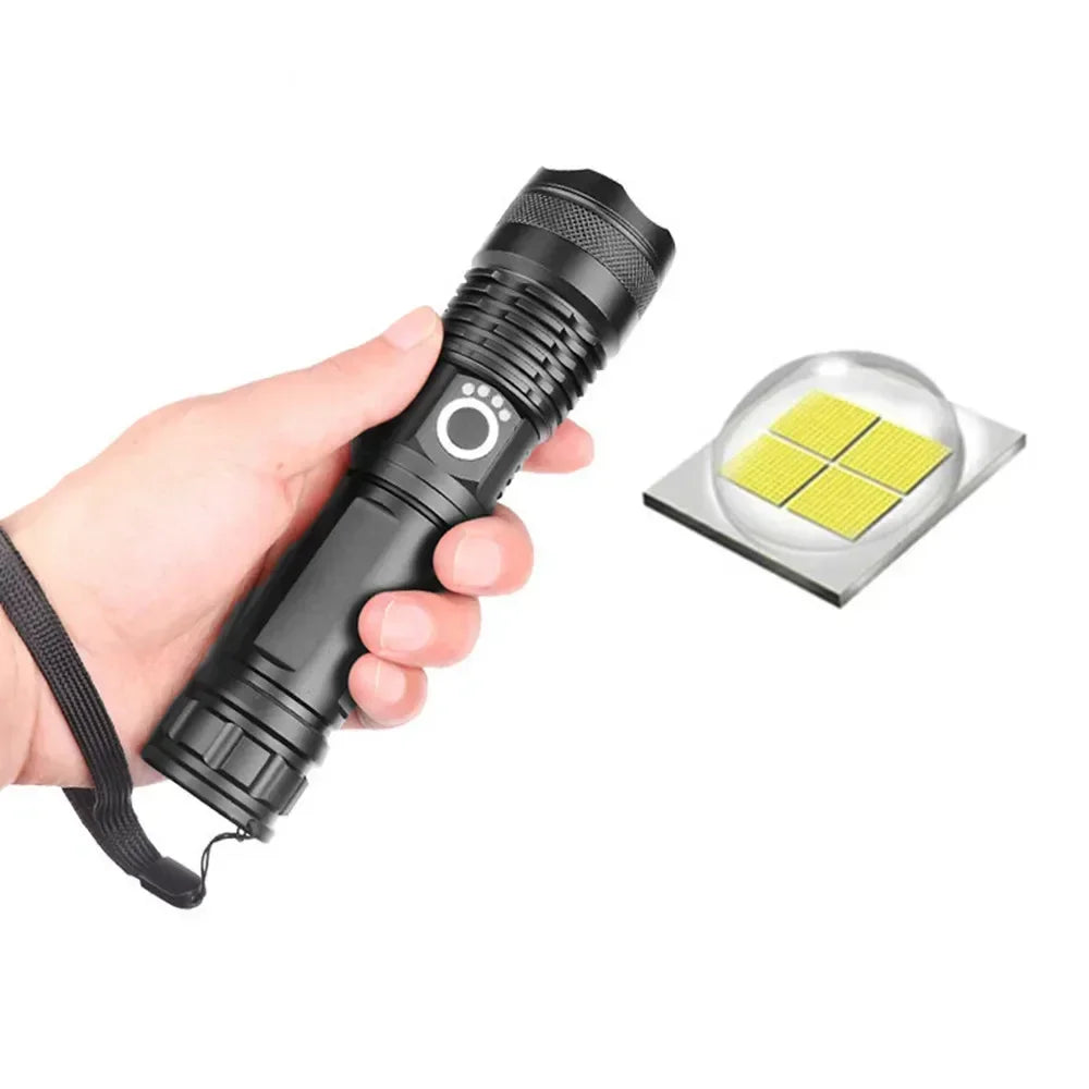 ESMARTER XHP70.2 Rechargeable Zoomable LED Torch | 500m Beam