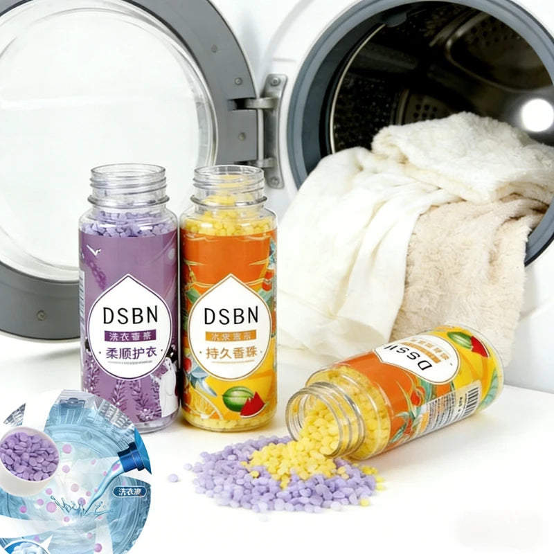 200g Laundry Scent Booster Beads Long-lasting Smell Scent Booster Fragrance Lavender Scent Beads Softener Freshener for Clothes Oasis Select
