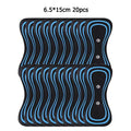Neck Massager Gel Pads Trainer Hip Exerciser Replacement Slimming Tens Body Massager Patch Muscle Stimulator Sticker Gels Oasis Select 20pcs no host