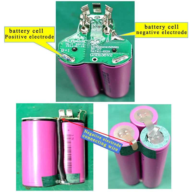 BAT420 Li-ion Battery Plastic Case PCB Charging Protection Board Box For 10.8V 12V BAT412A BAT413A BAT411 Housing Shell Oasis Select