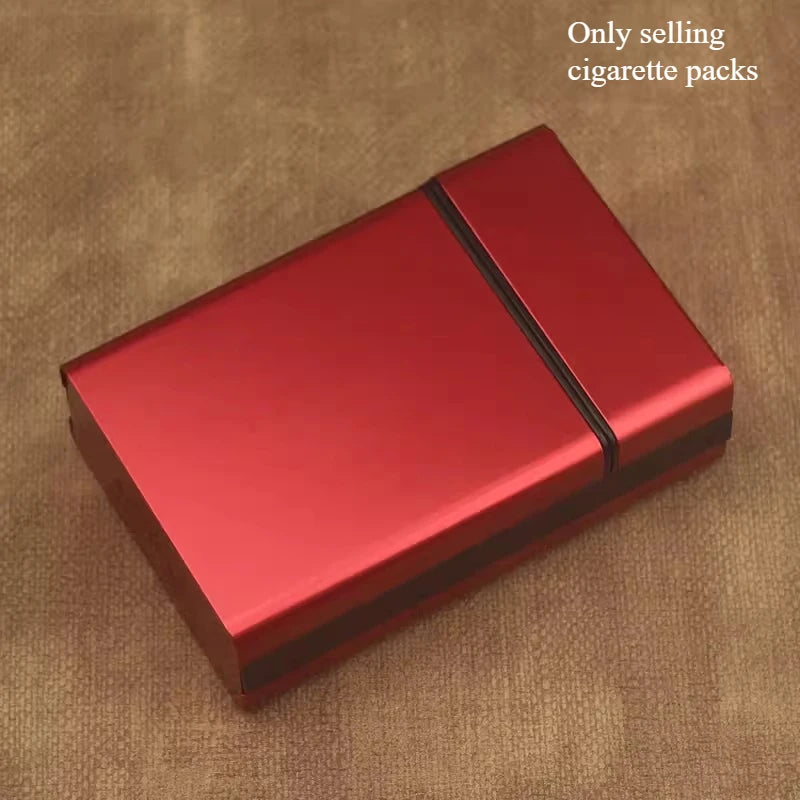 Automatic Pop-up Cigarette Box Soft Pack Protective Shell Thick Cigarette for Men and Women Extended Thin Cigarette Clip Oasis Select red - Soft