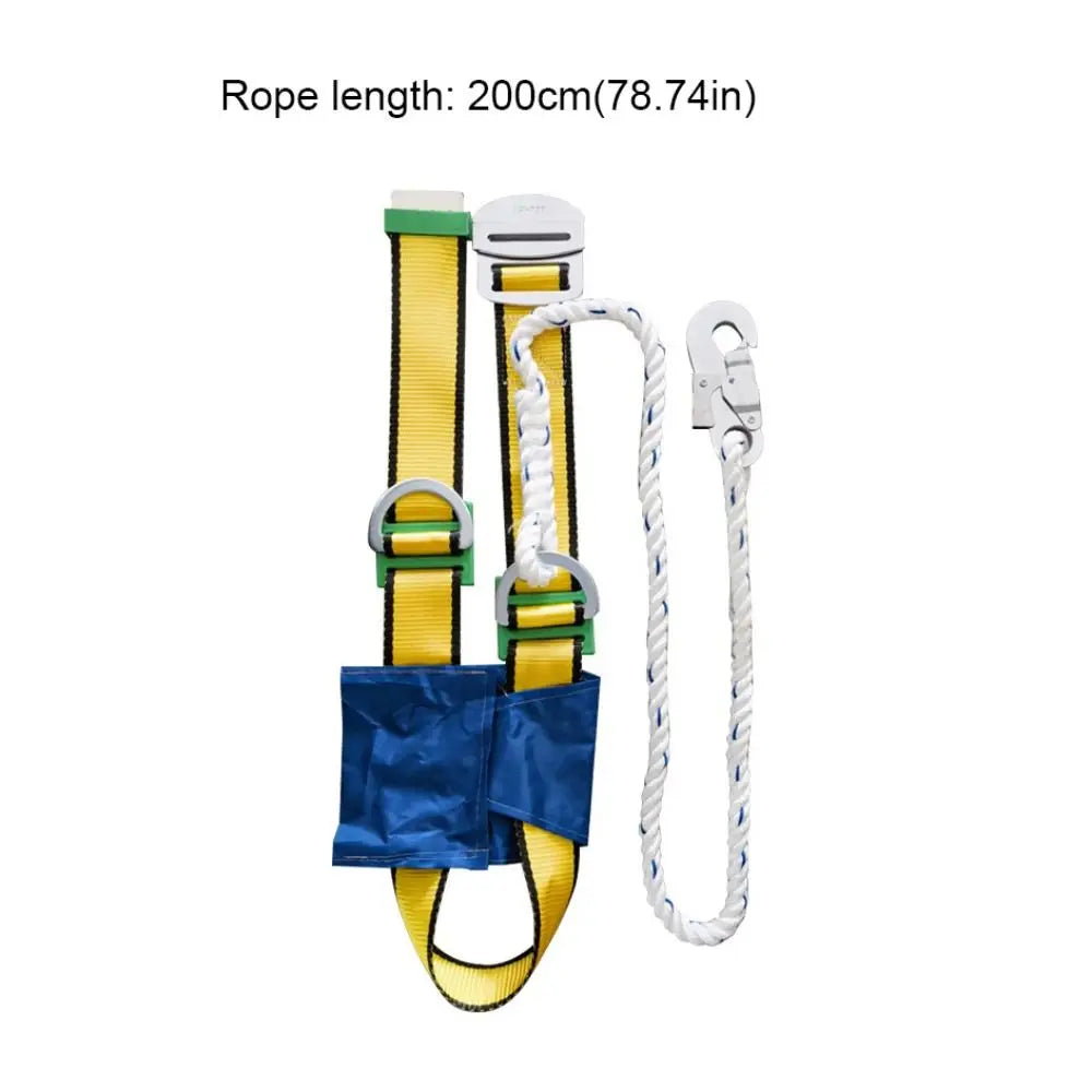 Professional Grade Outdoor Safety Belt Adjustable Quick-Connect Buckle Safety Rope Fall Prevention Rope Hook Rope Lock Set Oasis Select