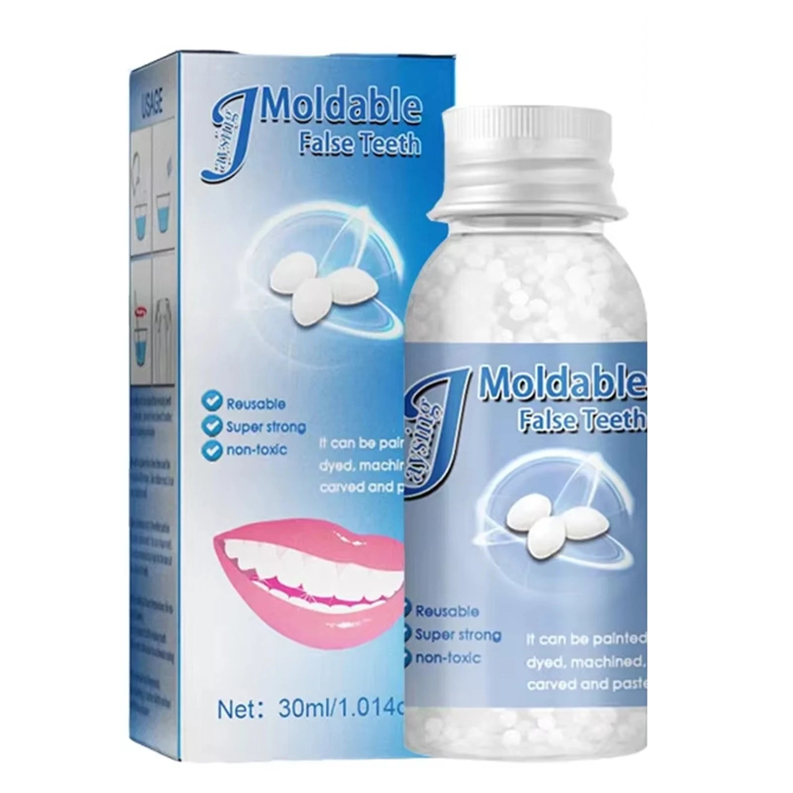 Temporary Tooth Repair Kit – DIY Moldable Filling & Gap Fix