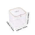 Transparent storage box, laundry bead storage box, storage container for hair rings and hair clips, desktop miscellaneous box Oasis Select Transparent-L