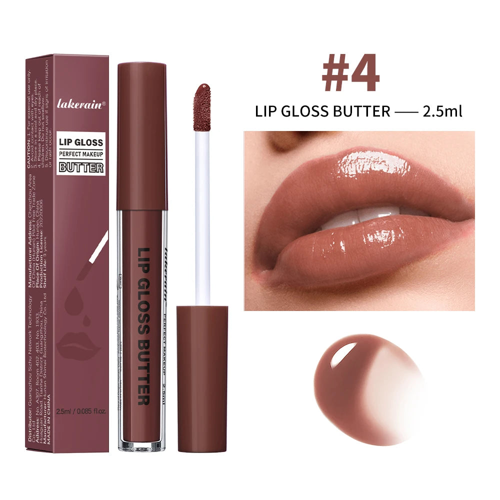 Lip Gloss Lip Stain Plumping Moisturizing Nourish Lubricating Various Colors Bright Lip Tint Long Lasting Lipgloss Cosmetics Oasis Select color 4