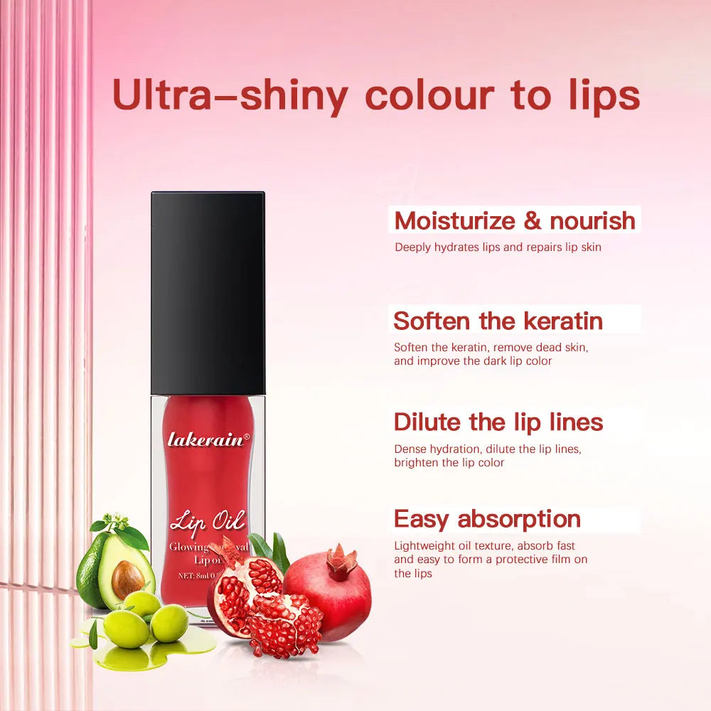 Glowing Lip Oil Moisturizing Gloss Care Of The Lips Benetitnt For Lips Plumping Nourishing Jelly Liquid Pink Plumping Gloss Oil Oasis Select