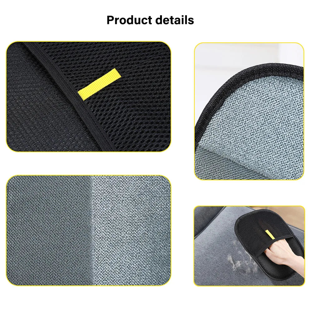 Pet Hair Removal Tool Reusable Static Removal Gloves, Double-Sided Grooming Gloves for Pets, Removes Pet Fur Hair for Carpets Oasis Select