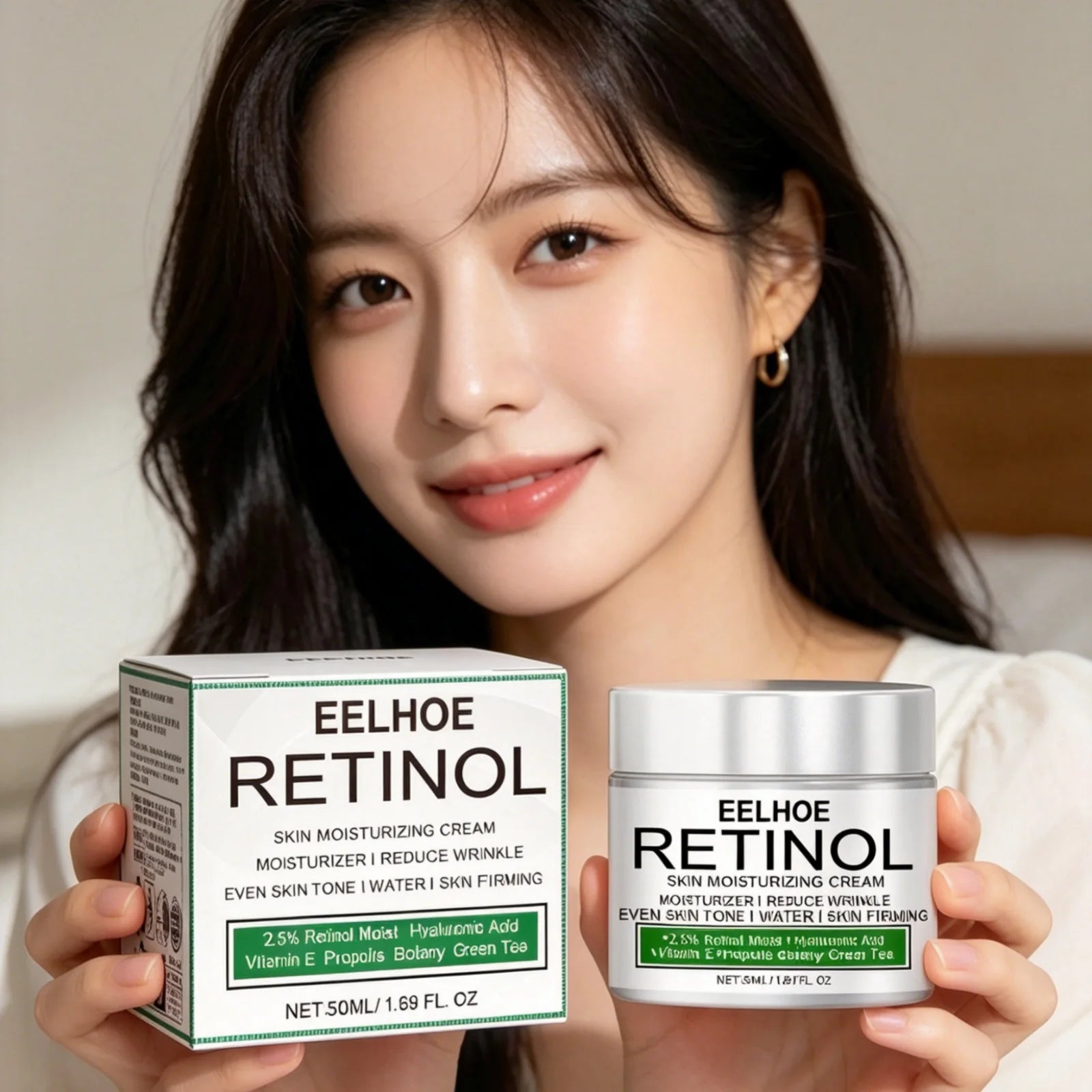 EELHOE Retinol Skin Moisturizing Cream Even Skin Tone Reduce Melanin Softening Skin Hydration Gentle Underarm Brightening Cream Oasis Select