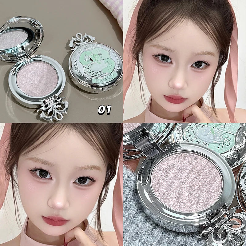 NICEKEY Champagne Gold Glitter Highlighter Shimmer Eyeshadow