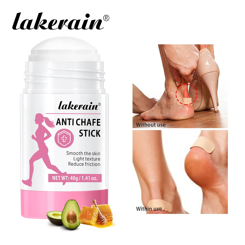 Anti-Chafing Stick Friction Reducing Protection Moisturizing Dry Skin Running Chafe Stick For Heel Lower Arm Thigh Skin Care Oasis Select