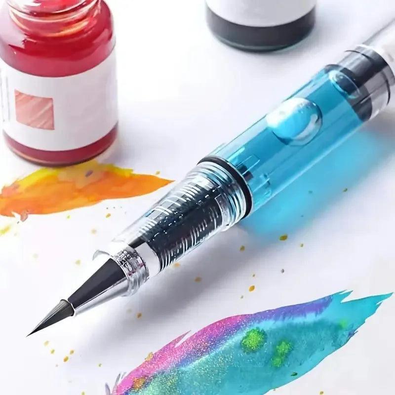 Color piston brushes, watercolor brushes, self-priming paint pens (mix your own paint) for painting, calligraphy and coloring Oasis Select 12pcs
