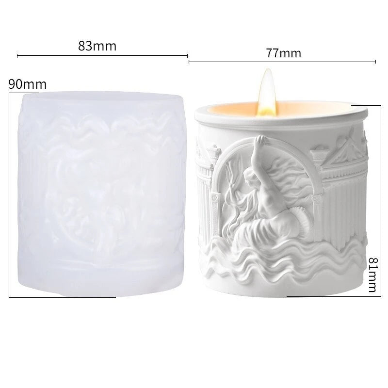 Renaissance Silicone Mold – Candles, Resin & Plaster DIY