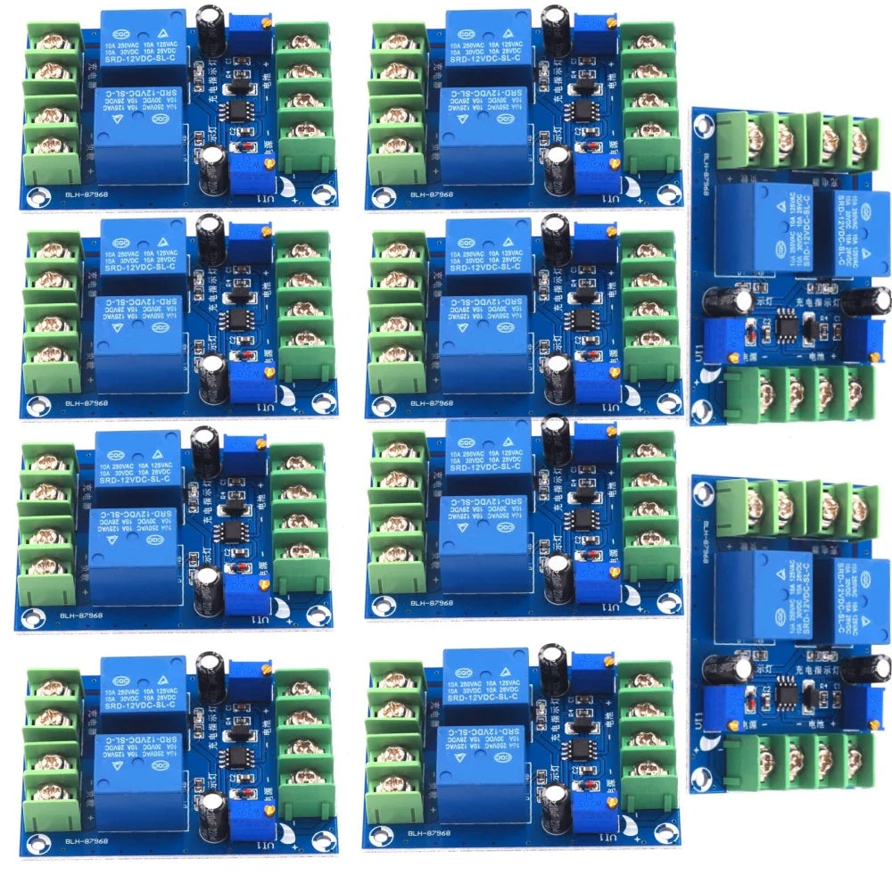 Battery Power Failure Automatic Charging Control Board Power Supply Automatic Switching Module Emergency Circuit Breaker Module Oasis Select 10pcs