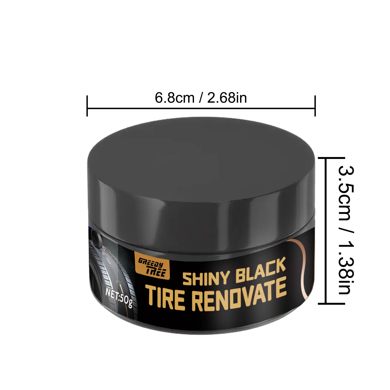 ABS Resin Plastic Coating Paste – Black Shine & 2-Year Protection