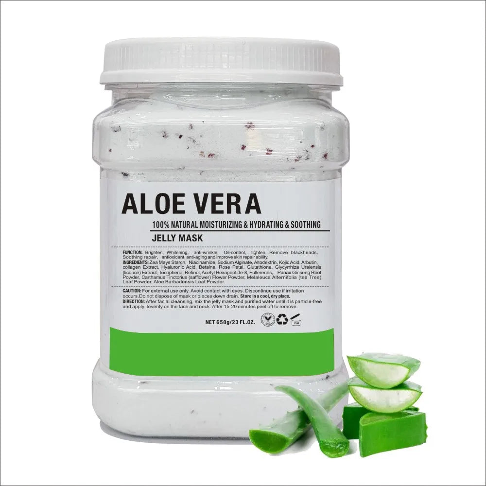 650g Nicotinamide Jelly Mask Powder Diy Jelly Care Mask To Increase Skin Elasticity and Soften The Face Skin Peels Facial Mask Oasis Select aloe vera
