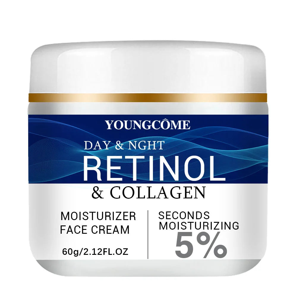 Retinol Collagen Hyaluronic Acid Face Cream Revitalizing Firming Lifting Moisturizer Hydrating Plump Fine Lines Night Cream Oasis Select 60g